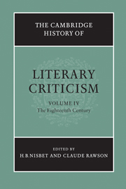 The Cambridge History of Literary Criticism