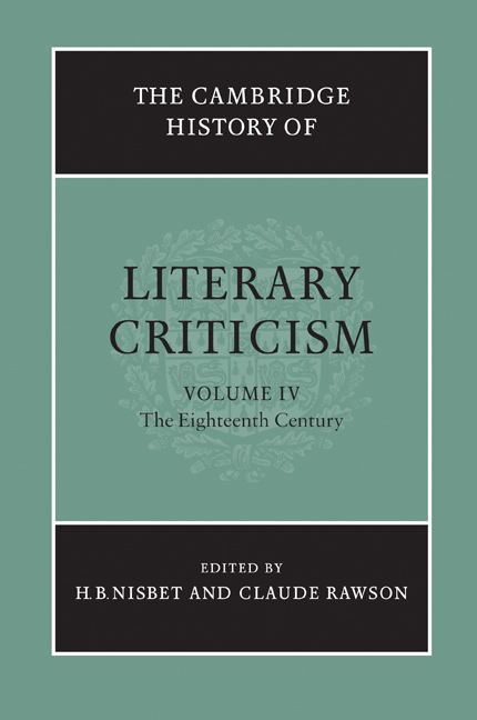 The Cambridge History Of Literary Criticism