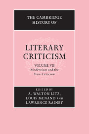 The Cambridge History of Literary Criticism