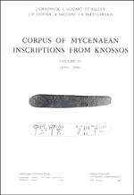 Corpus of Mycenaean Inscriptions from Knossos