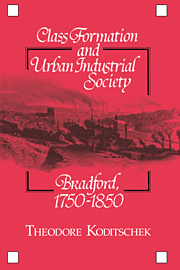 Class Formation and Urban Industrial Society