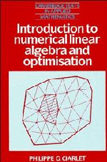 introduction to numerical linear algebra and optimisation pdf