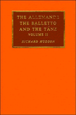 The Allemande, the Balletto and the Tanz