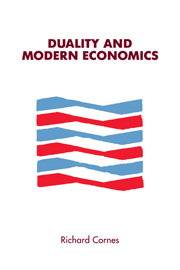 Duality and Modern Economics