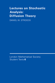 Lectures on Stochastic Analysis: Diffusion Theory