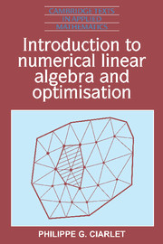 Introduction to Numerical Linear Algebra and Optimisation