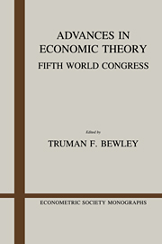 Advances in Economic Theory