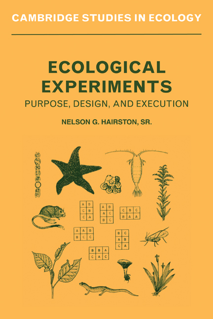 ecology experimental design