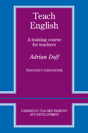 Teach English Trainer's handbook