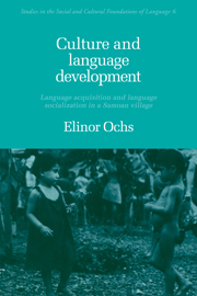 Culture and Language Development