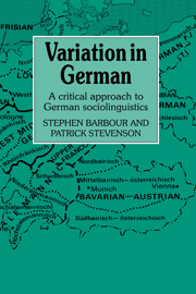 Variation in German