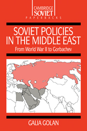 Soviet Policies in the Middle East