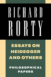 Essays on Heidegger and Others