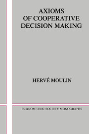 Axioms of Cooperative Decision Making