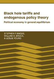 Black Hole Tariffs and Endogenous Policy Theory