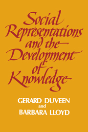 Social Representations and the Development of Knowledge