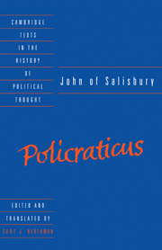 John of Salisbury: Policraticus