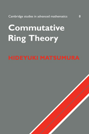 Commutative Ring Theory