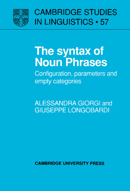 The Syntax of Noun Phrases