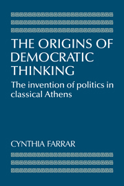 The Origins of Democratic Thinking