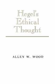 Hegel's Ethical Thought
