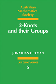 2-Knots and their Groups