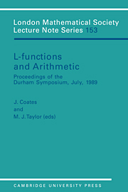 L-Functions and Arithmetic