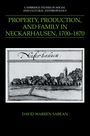 Property, Production, and Family in Neckarhausen, 1700–1870