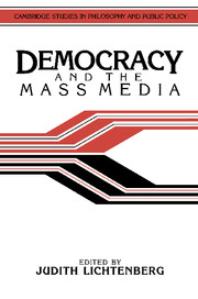 Democracy and the Mass Media