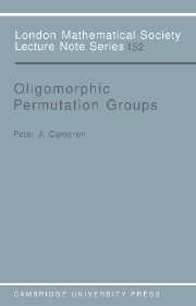 Oligomorphic Permutation Groups