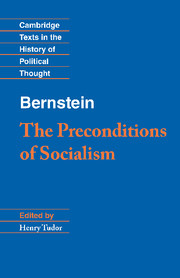 Bernstein: The Preconditions of Socialism