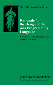 Rationale for the Design of the Ada Programming Language