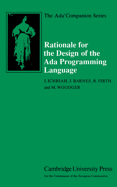 Rationale for the Design of the Ada Programming Language