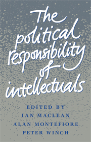 The Political Responsibility of Intellectuals