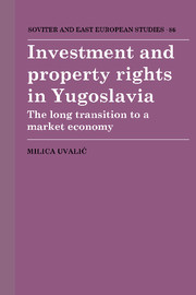 Investment and Property Rights in Yugoslavia