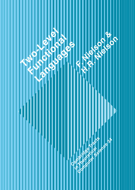 Two-Level Functional Languages