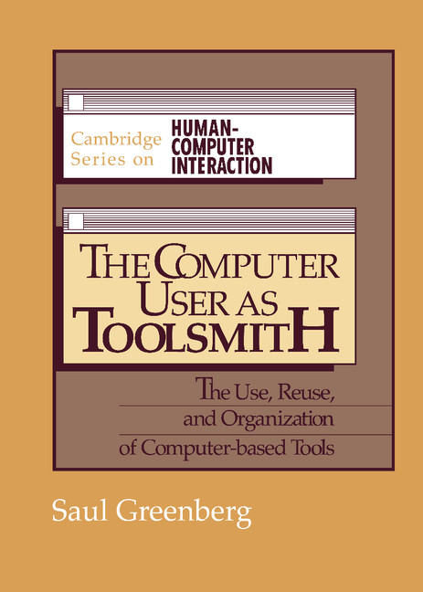 The Computer User as Toolsmith
