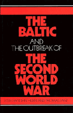 The Baltic and the Outbreak of the Second World War