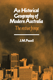 An Historical Geography of Modern Australia