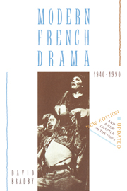 Modern French Drama 1940–1990