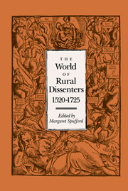 The World of Rural Dissenters, 1520–1725