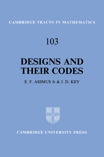 Designs and their Codes