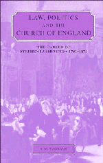 Law, Politics and the Church of England