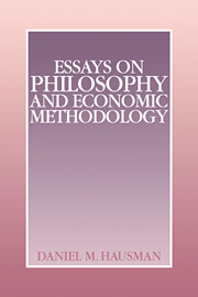 Essays on Philosophy and Economic Methodology