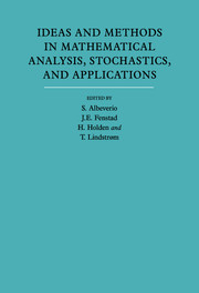 Ideas and Methods in Mathematical Analysis, Stochastics, and Applications