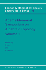 Adams Memorial Symposium on Algebraic Topology