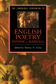 The Cambridge Companion to English Poetry, Donne to Marvell