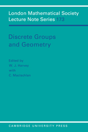 Discrete Groups and Geometry