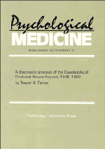 A Diagnostic Analysis of the Casebooks of Ticehurst House Asylum, 1845–1890