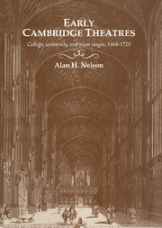 Early Cambridge Theatres